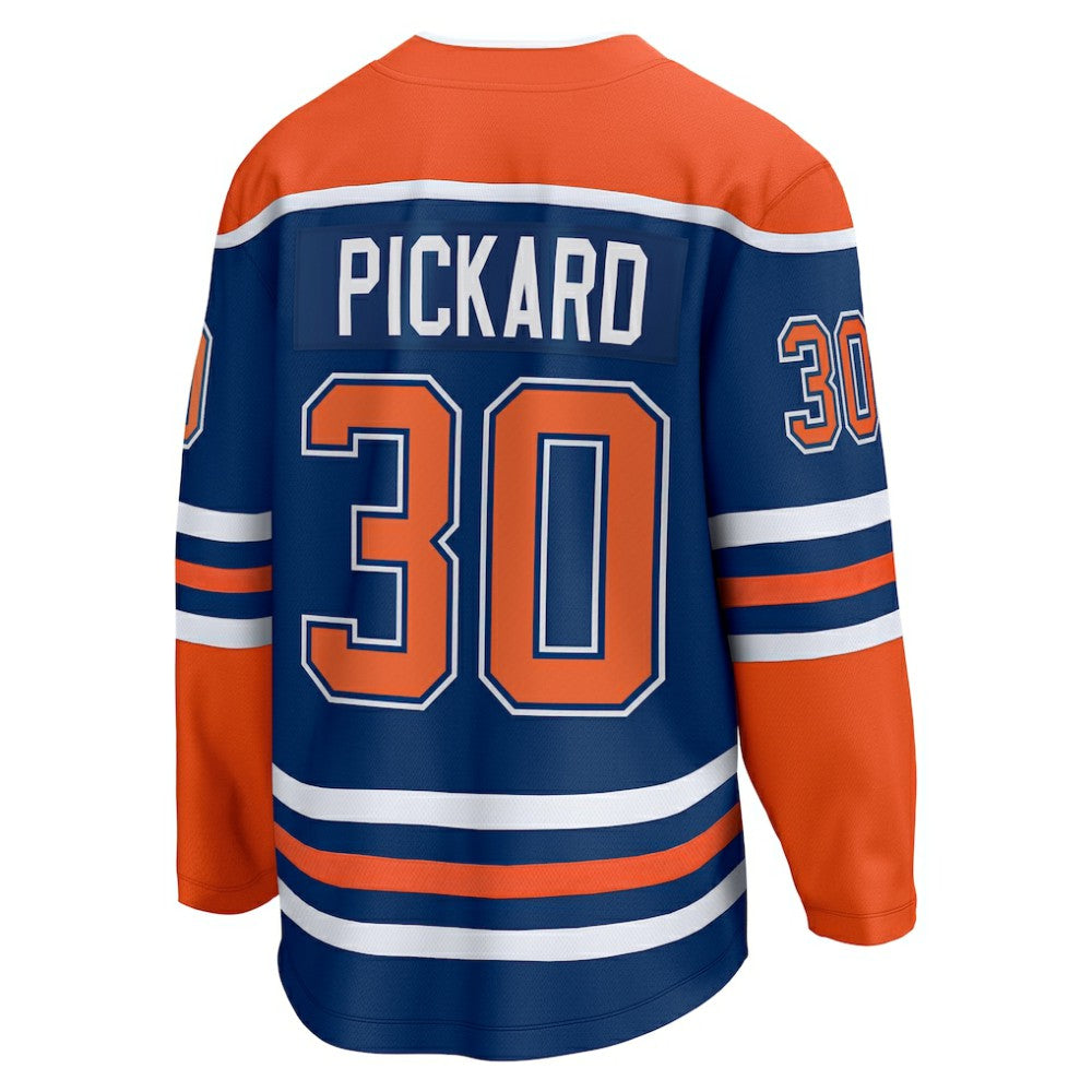 NHL Calvin Pickard Edmonton Oilers Fanatics Home Premier Breakaway Player Jersey - Royal