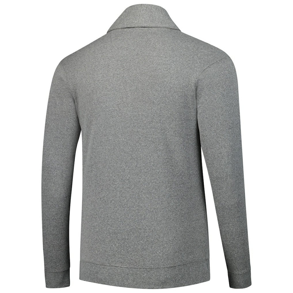 Boston Celtics Sportiqe Unisex Henshaw Full-Button Cardigan Sweater Heather Gray