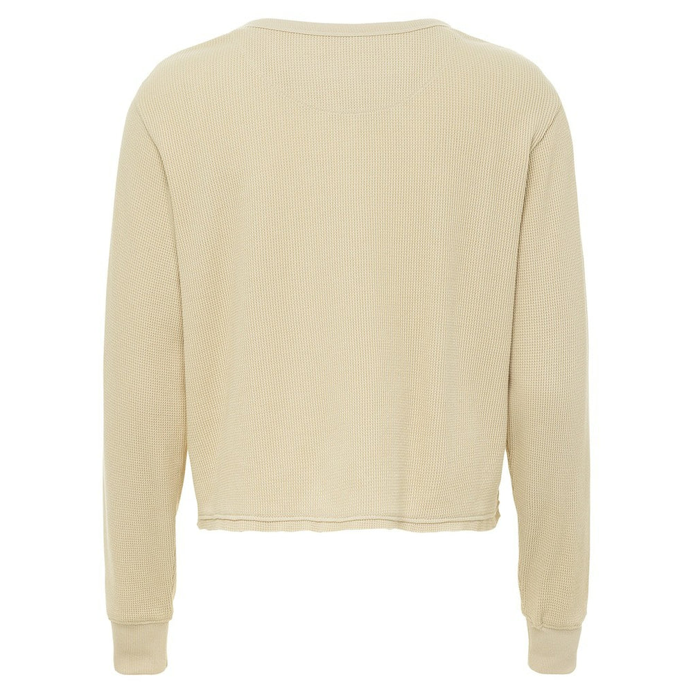 Philadelphia 76ers Sportiqe Unisex High Country Collection Cullen Waffle Knit Long Sleeve T-Shirt Cream
