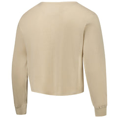 Los Angeles Lakers Sportiqe Unisex High Country Collection Cullen Waffle Knit Long Sleeve T-Shirt Cream