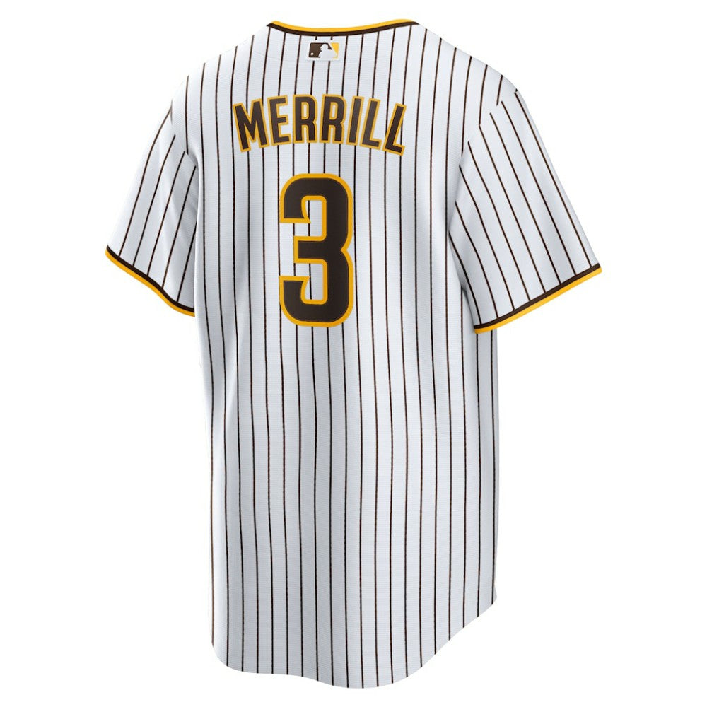 Jackson Merrill San Diego Padres Nike Home Replica Jersey - White Jerseys