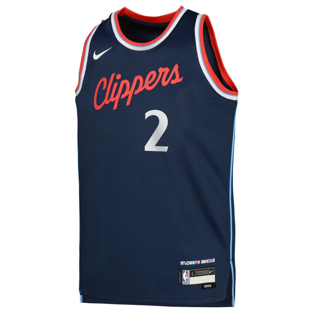 Kawhi Leonard LA Clippers Youth Swingman Jersey Icon Edition Royal