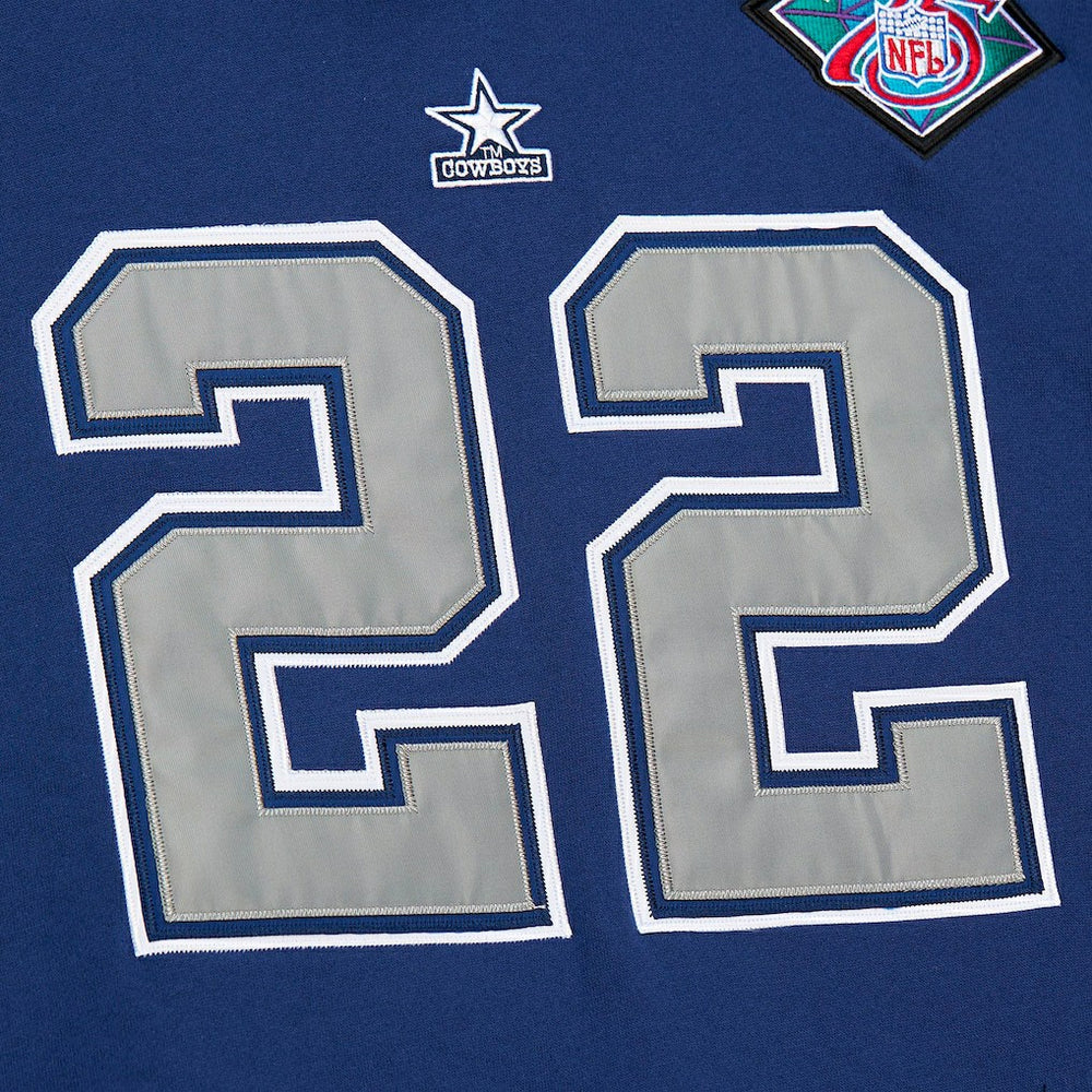 Emmitt Smith Dallas Cowboys Retired Player Name & Number Pullover Hoodie Navy