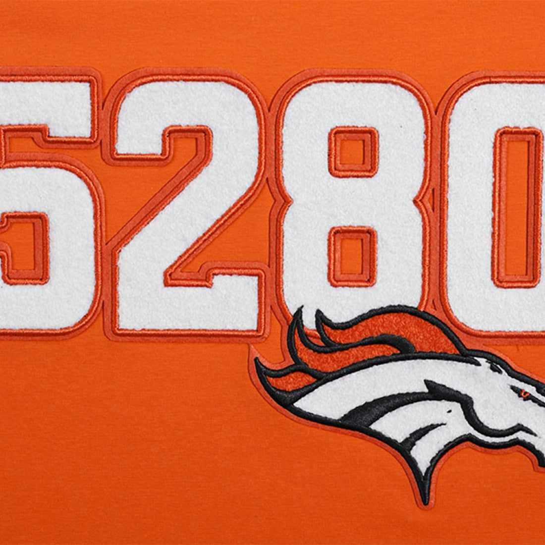 Denver Broncos Pro Standard Frozen Single Jersey T-Shirt Orange