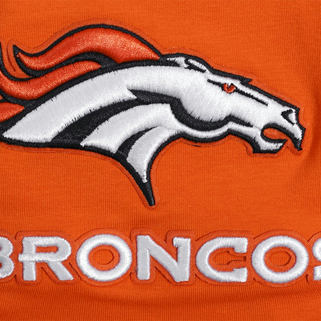 Denver Broncos Pro Standard Frozen Single Jersey T-Shirt Orange