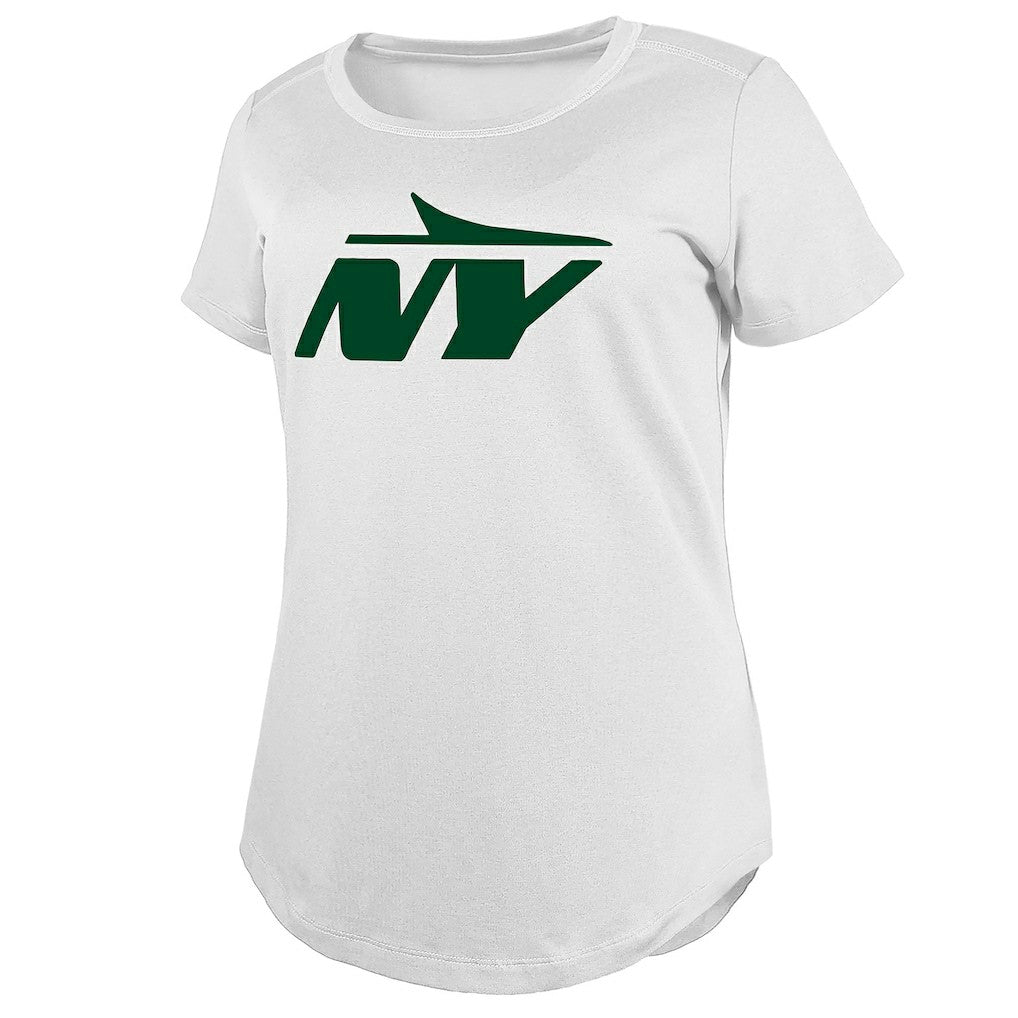 New York Jets New Era Women's NY Logo T-Shirt White