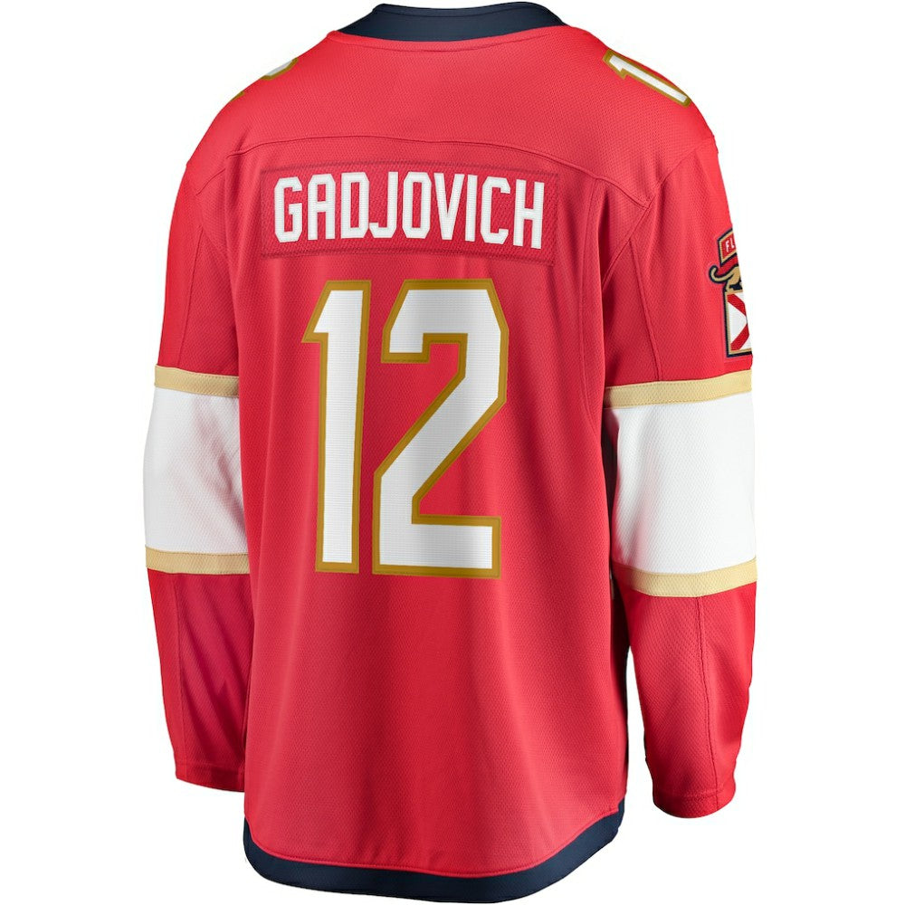 NHL Jonah Gadjovich Florida Panthers Fanatics Premier Breakaway Player Jersey - Red