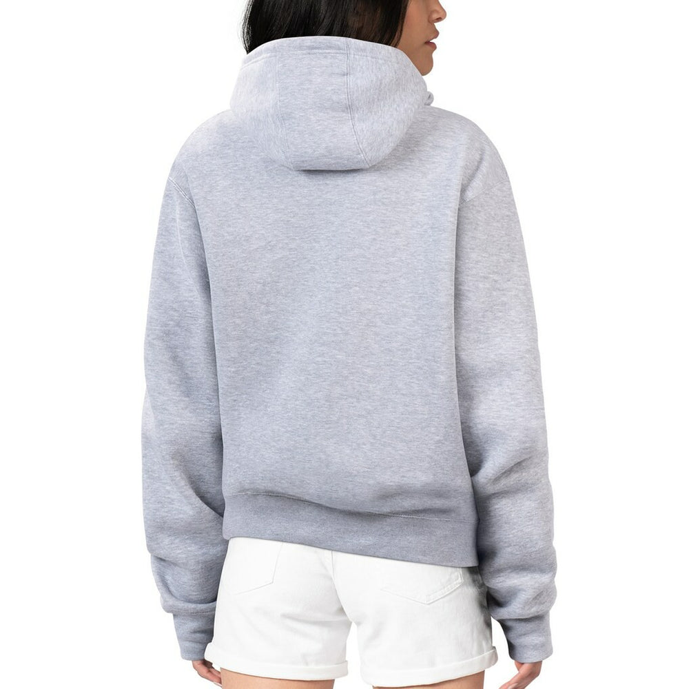 Buffalo Bills G-III 4Her by Carl Banks Women's Football Logo Fleece Tri-Blend Pullover Hoodie Heather Gray