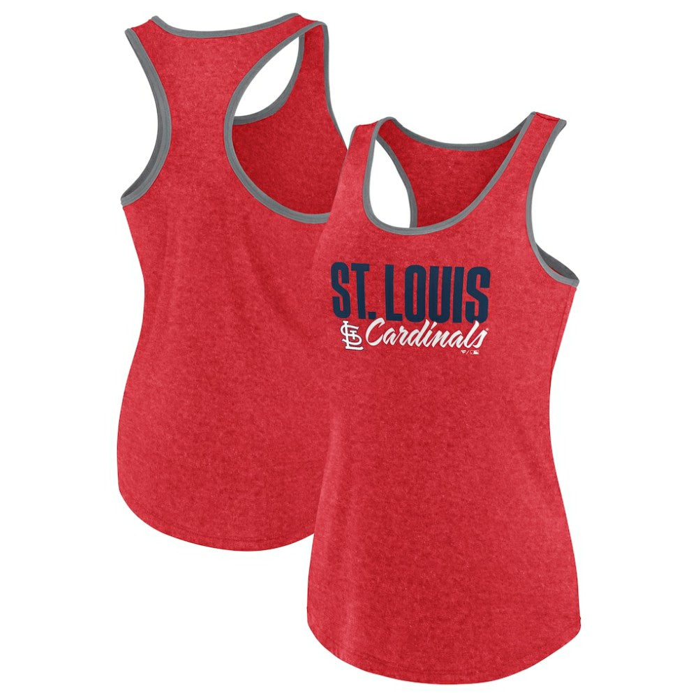 St. Louis Cardinals Profile Women's Plus Size Racerback Tank Top - Red Tanks
