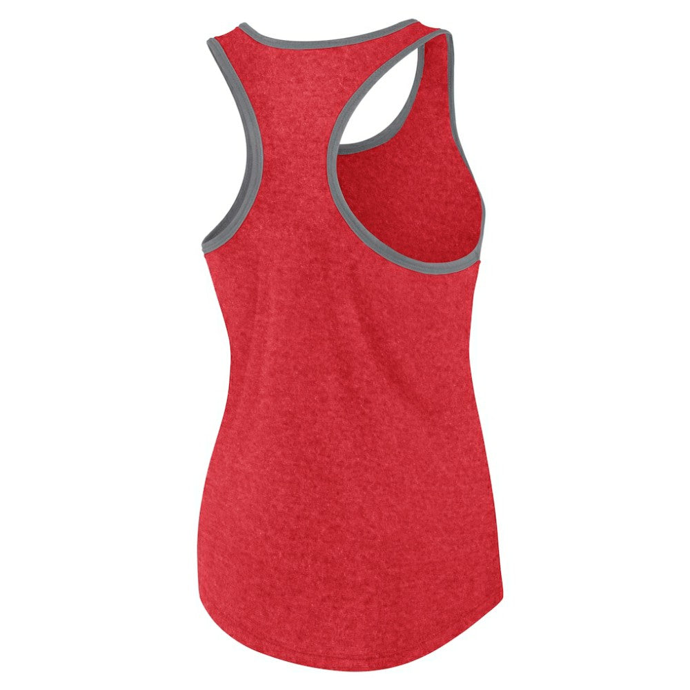 Philadelphia Phillies Profile Women's Plus Size Racerback Tank Top - Red Tanks