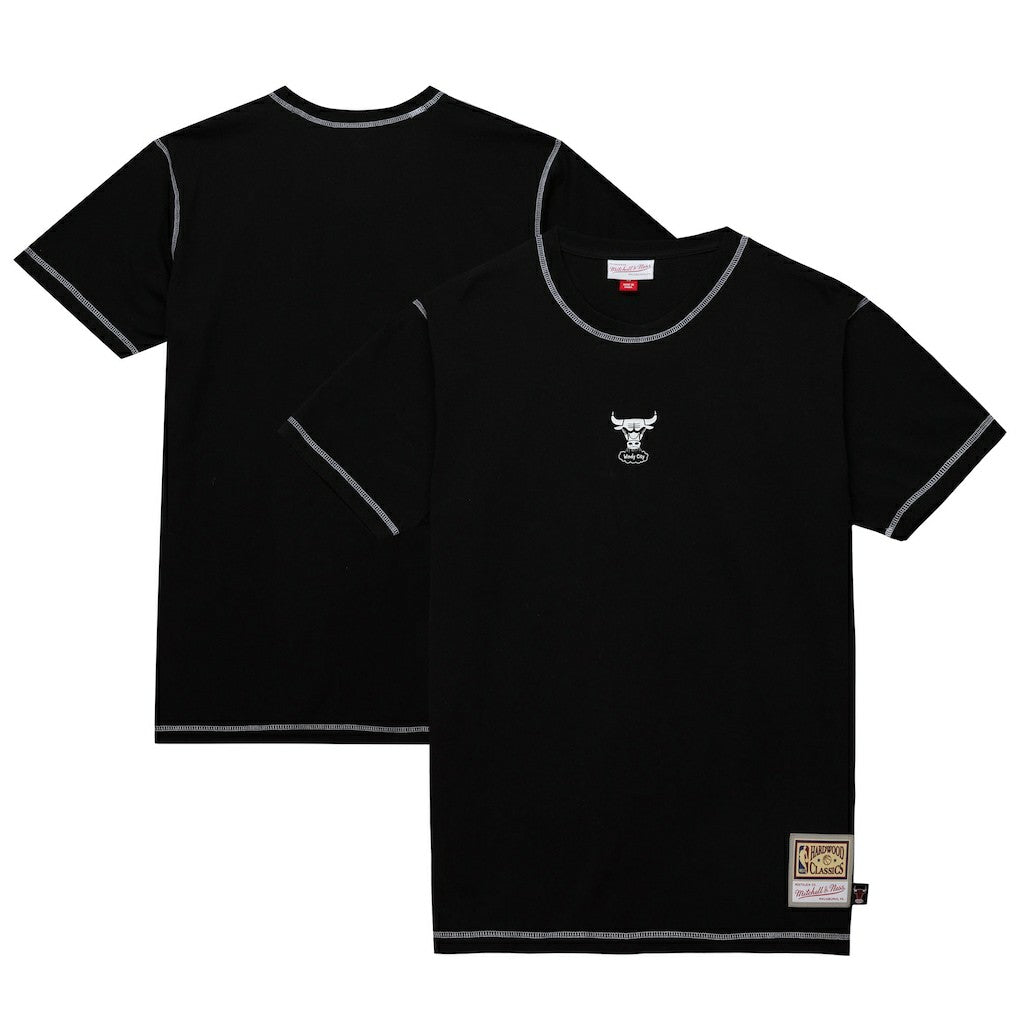 Chicago Bulls Hardwood Classics Contrast 2K Graphic T-Shirt Black