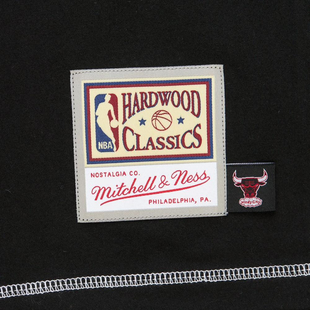 Chicago Bulls Hardwood Classics Contrast 2K Graphic T-Shirt Black