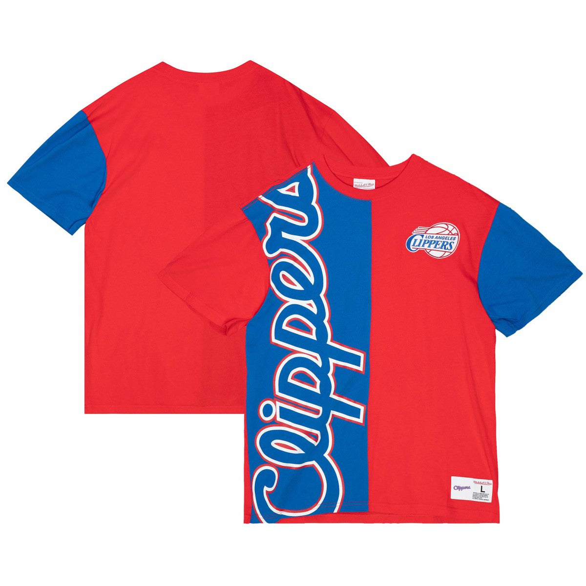 LA Clippers Play By Play 2.0 T-Shirt Royal/Red