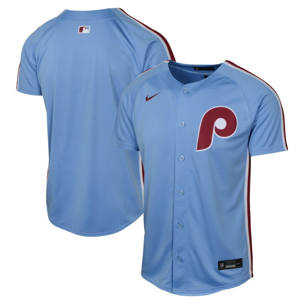 Philadelphia Phillies Nike Youth Alternate Limited Jersey - Light Blue Jerseys