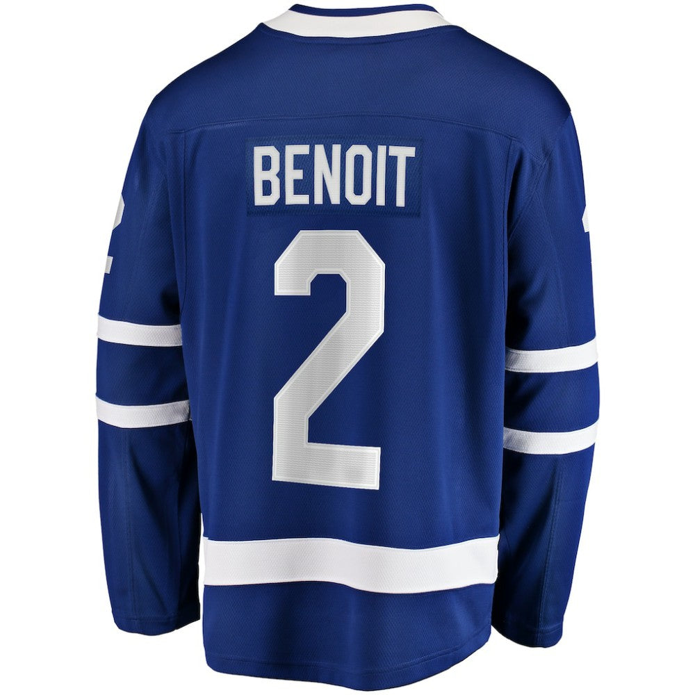 NHL Simon Benoit Toronto Maple Leafs Fanatics Home Premier Breakaway Player Jersey - Blue