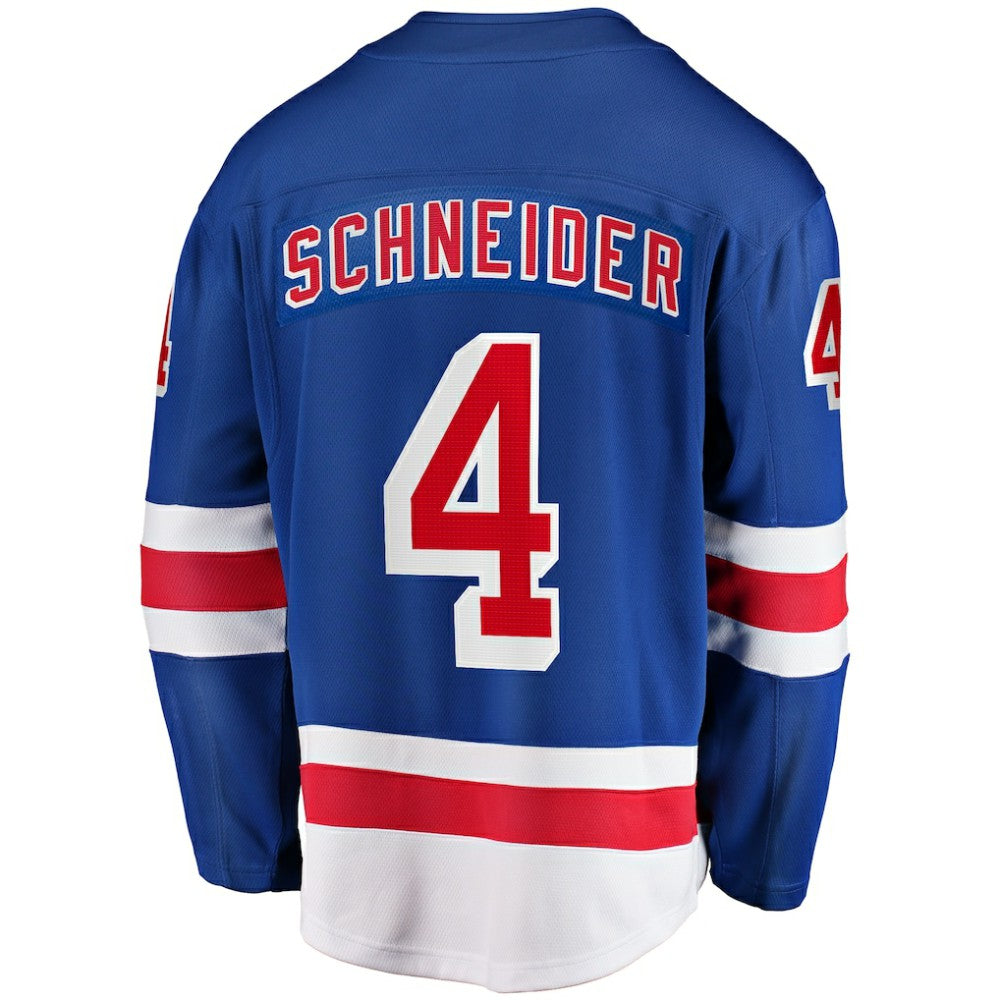 NHL Braden Schneider New York Rangers Fanatics Home Premier Breakaway Player Jersey - Blue