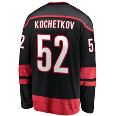 NHL Pyotr Kochetkov Carolina Hurricanes Fanatics Home Premier Breakaway Player Jersey - Black