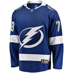 NHL Emil Lilleberg Tampa Bay Lightning Fanatics Home Premier Breakaway Player Jersey - Blue