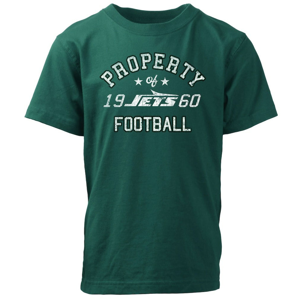 New York Jets Wes & Willy Youth Property Of T-Shirt Green