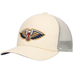 New Orleans Pelicans Trucker Adjustable Hat Cream