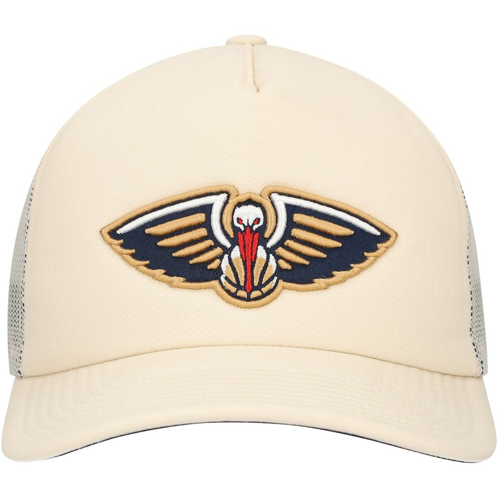 New Orleans Pelicans Trucker Adjustable Hat Cream