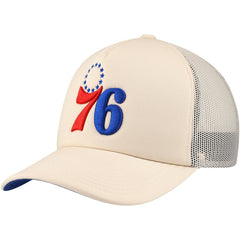 Philadelphia 76ers Trucker Adjustable Hat Cream