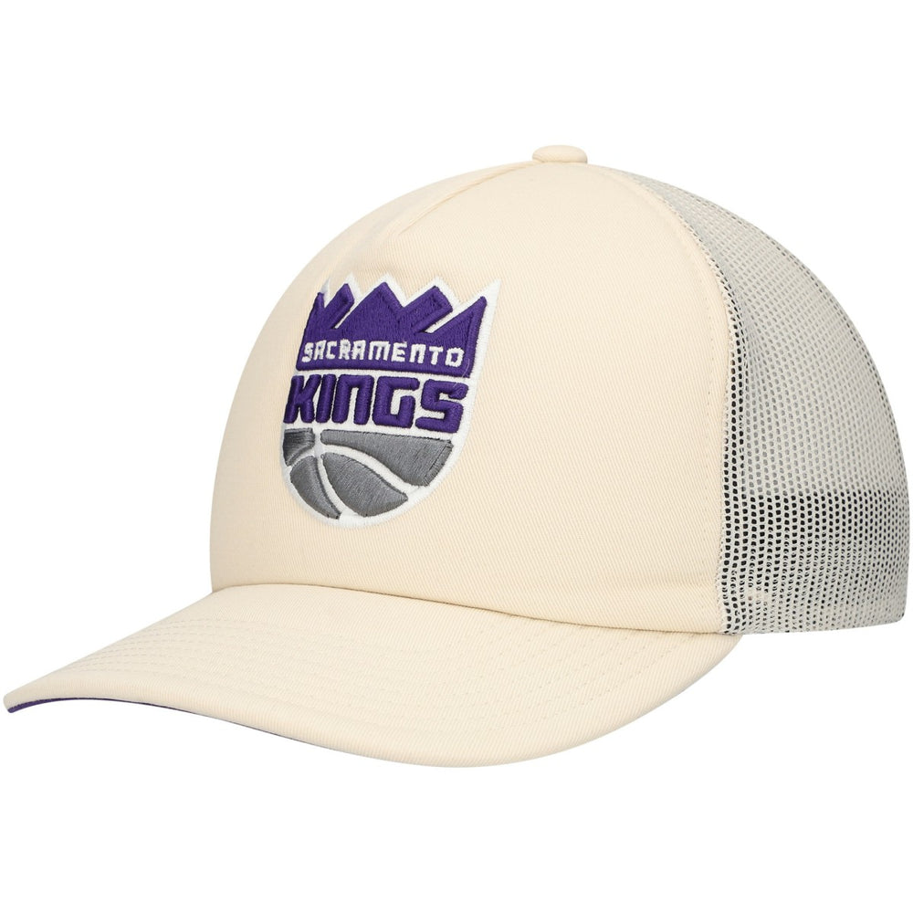 Sacramento Kings Trucker Adjustable Hat Cream