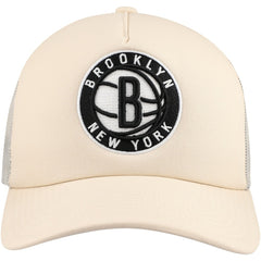Brooklyn Nets Trucker Adjustable Hat Cream