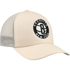 Brooklyn Nets Trucker Adjustable Hat Cream