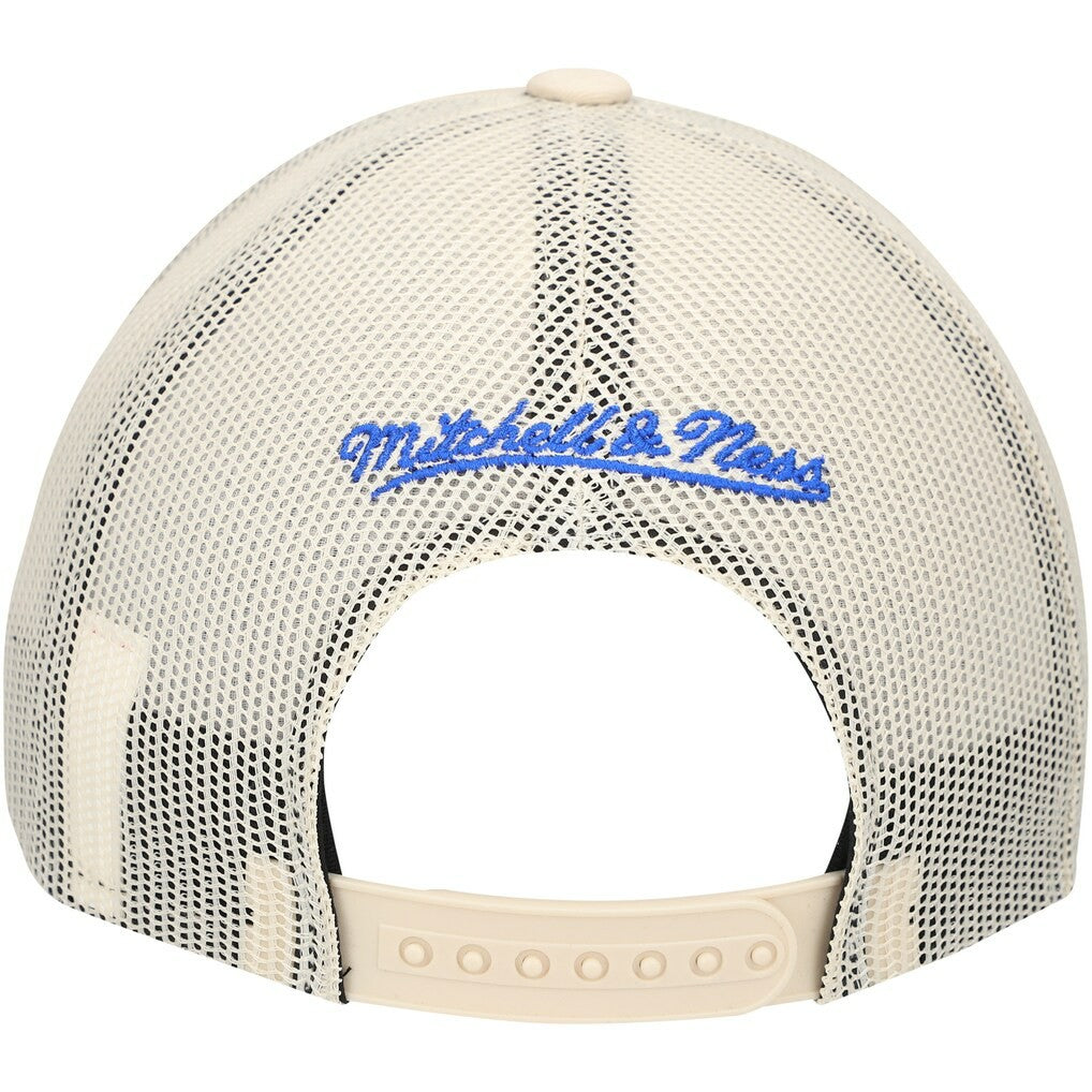 Dallas Mavericks Trucker Adjustable Hat Cream