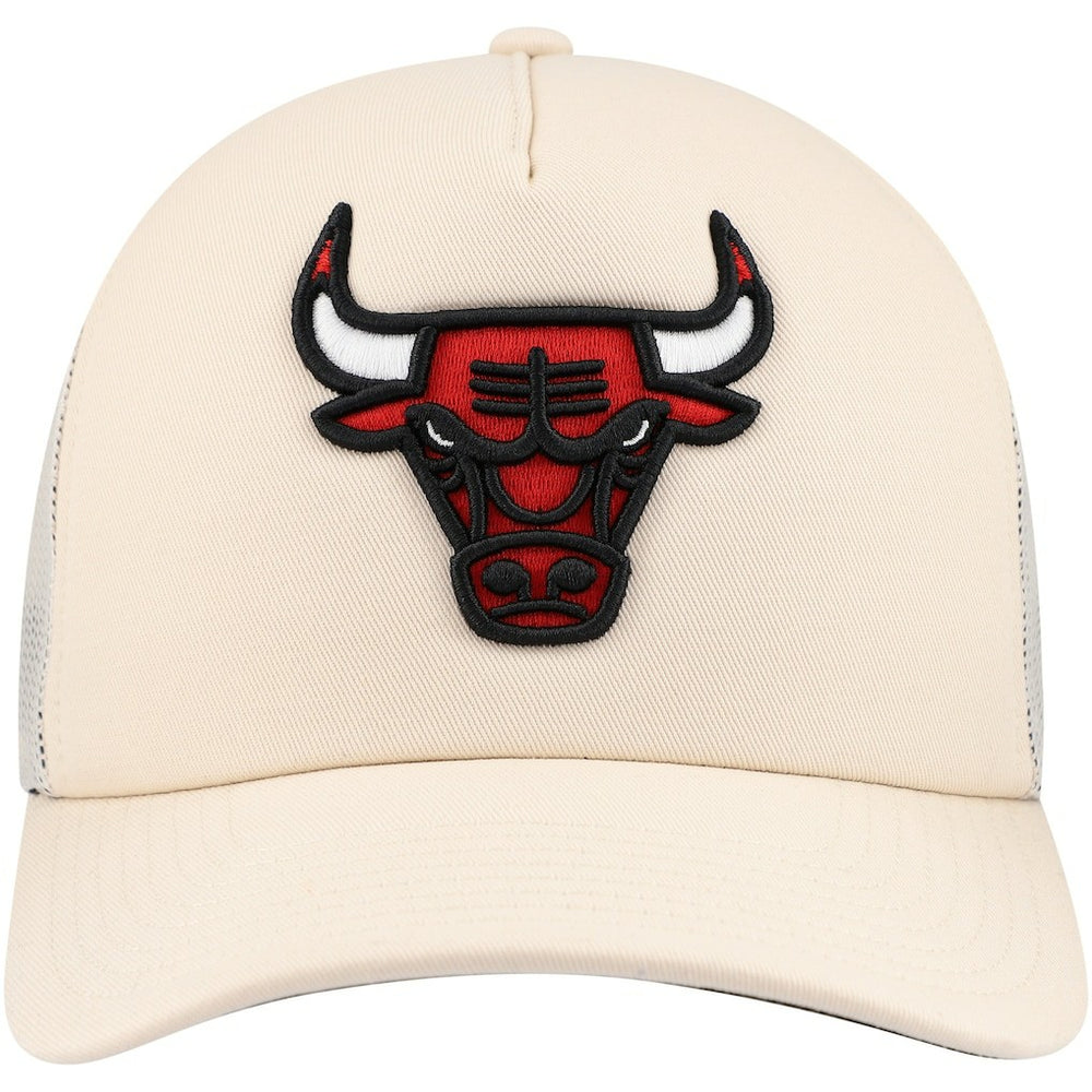 Chicago Bulls Trucker Adjustable Hat Cream