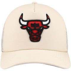 Chicago Bulls Trucker Adjustable Hat Cream
