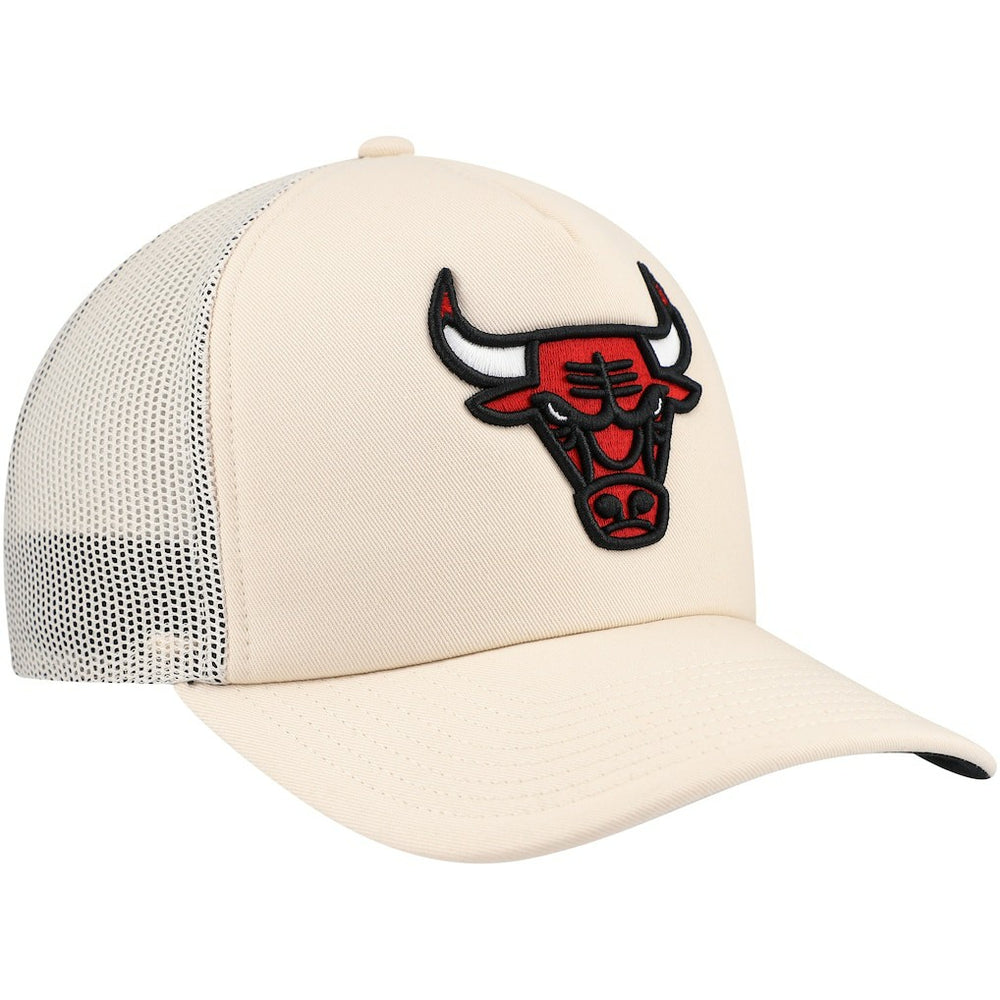 Chicago Bulls Trucker Adjustable Hat Cream