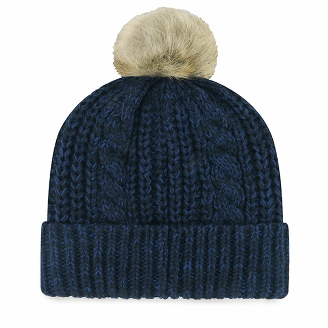 Houston Texans '47 Women's Meeko Cuffed Knit Hat with Pom Navy