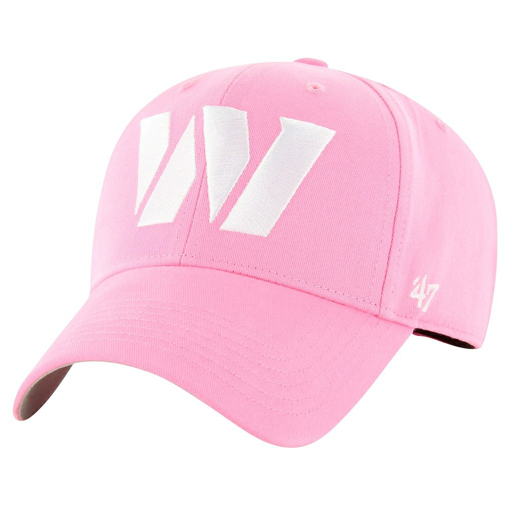 Washington Commanders '47 Girls Youth Rose MVP Adjustable Hat Pink