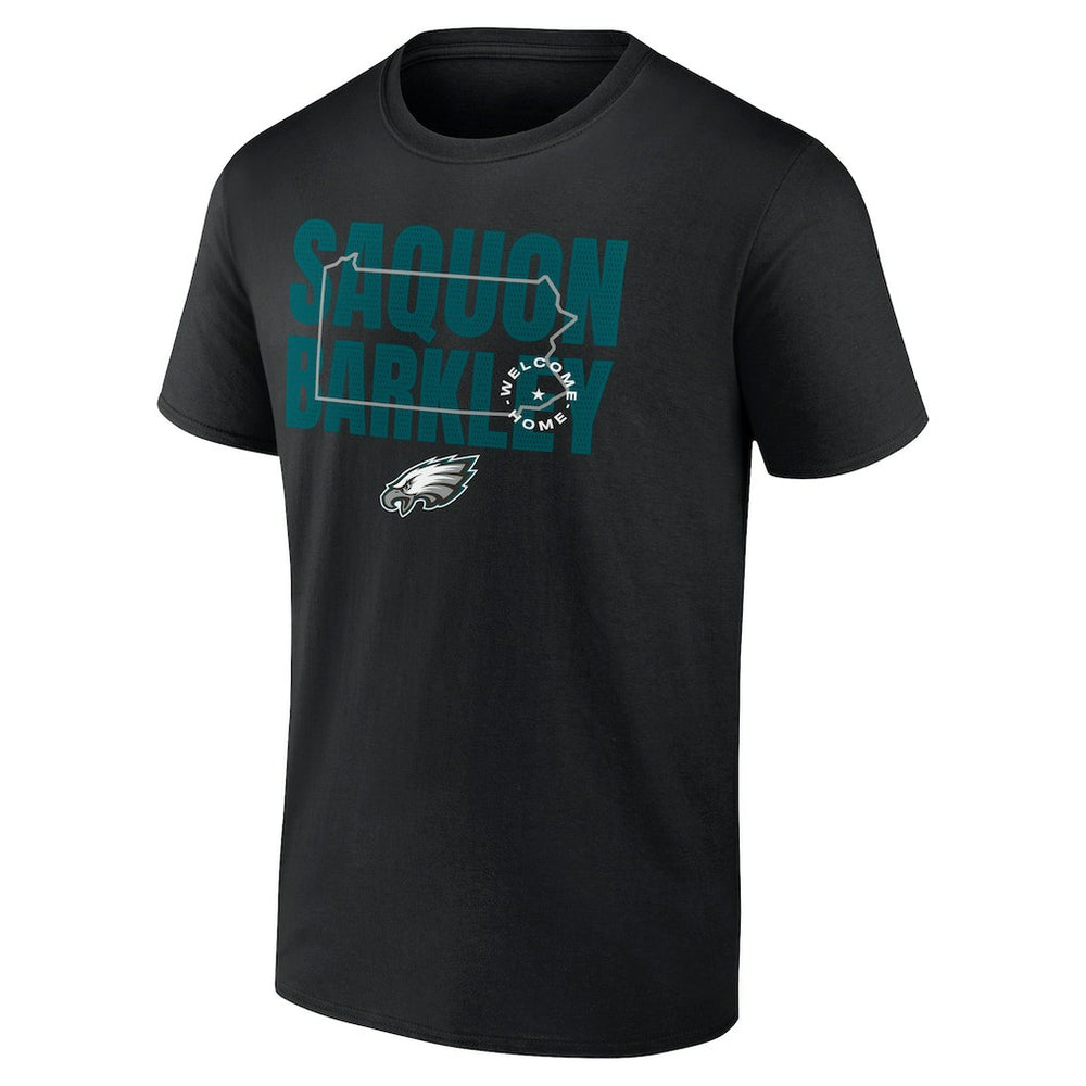 Saquon Barkley Philadelphia Eagles Welcome Home T-Shirt Black