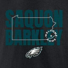 Saquon Barkley Philadelphia Eagles Welcome Home T-Shirt Black