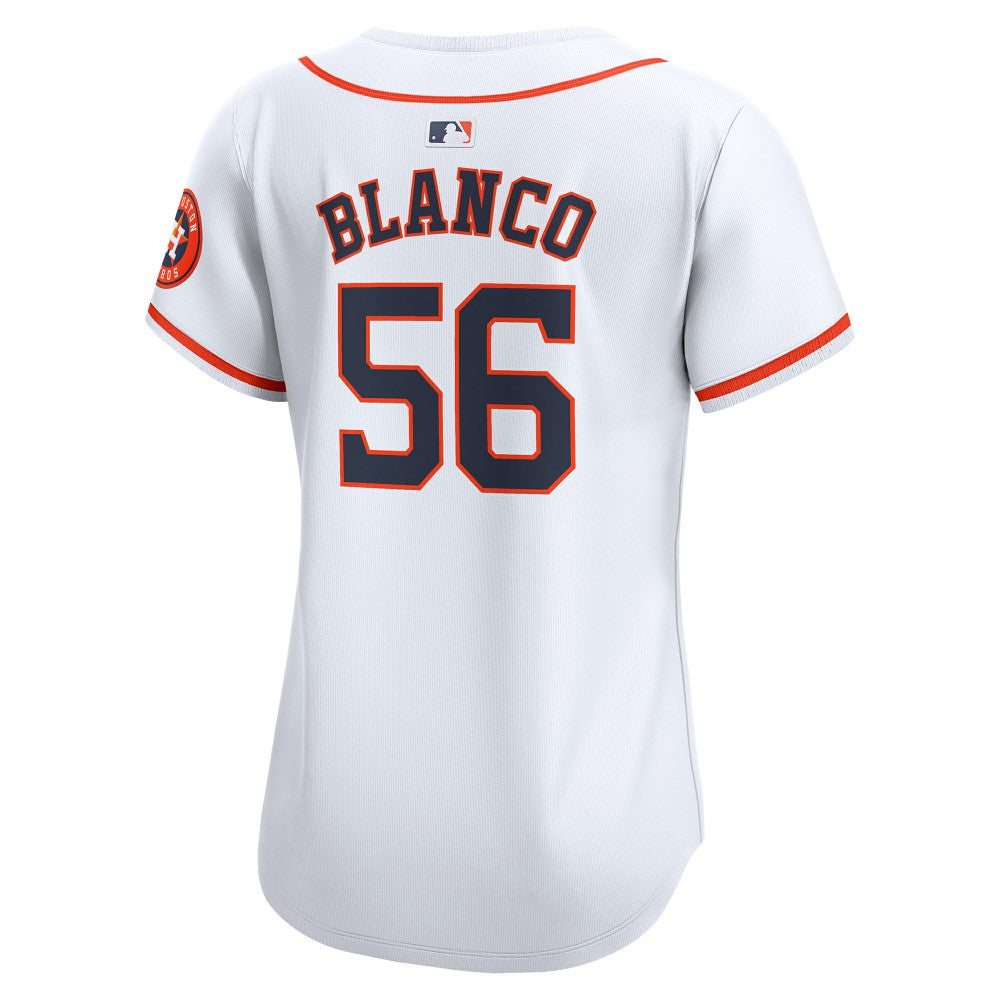 Ronel Blanco Houston Astros Nike Women's Home Limited Jersey - White Jerseys