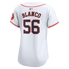 Ronel Blanco Houston Astros Nike Women's Home Limited Jersey - White Jerseys