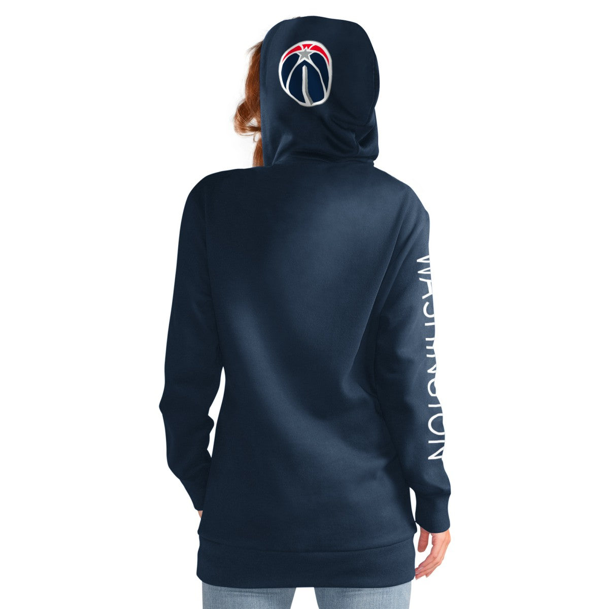 Washington Wizards G-III 4Her by Carl Banks Women's Base Coach Pullover Hoodie Navy