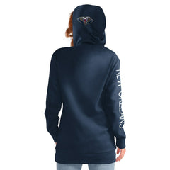 New Orleans Pelicans G-III 4Her by Carl Banks Women's Base Coach Pullover Hoodie Navy