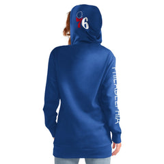 Philadelphia 76ers G-III 4Her by Carl Banks Women's Base Coach Pullover Hoodie Royal