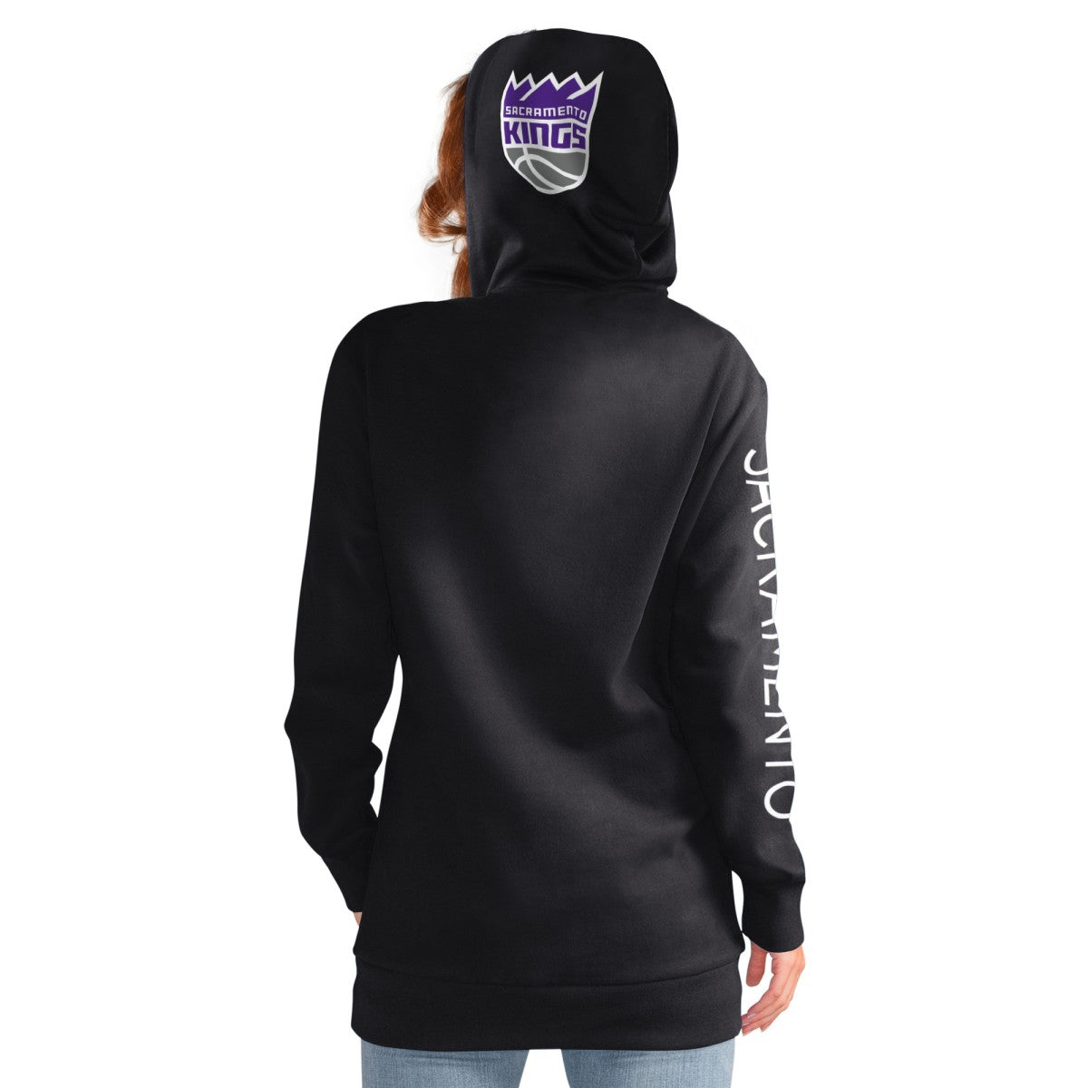 Sacramento Kings G-III 4Her by Carl Banks Women's Base Coach Pullover Hoodie Black