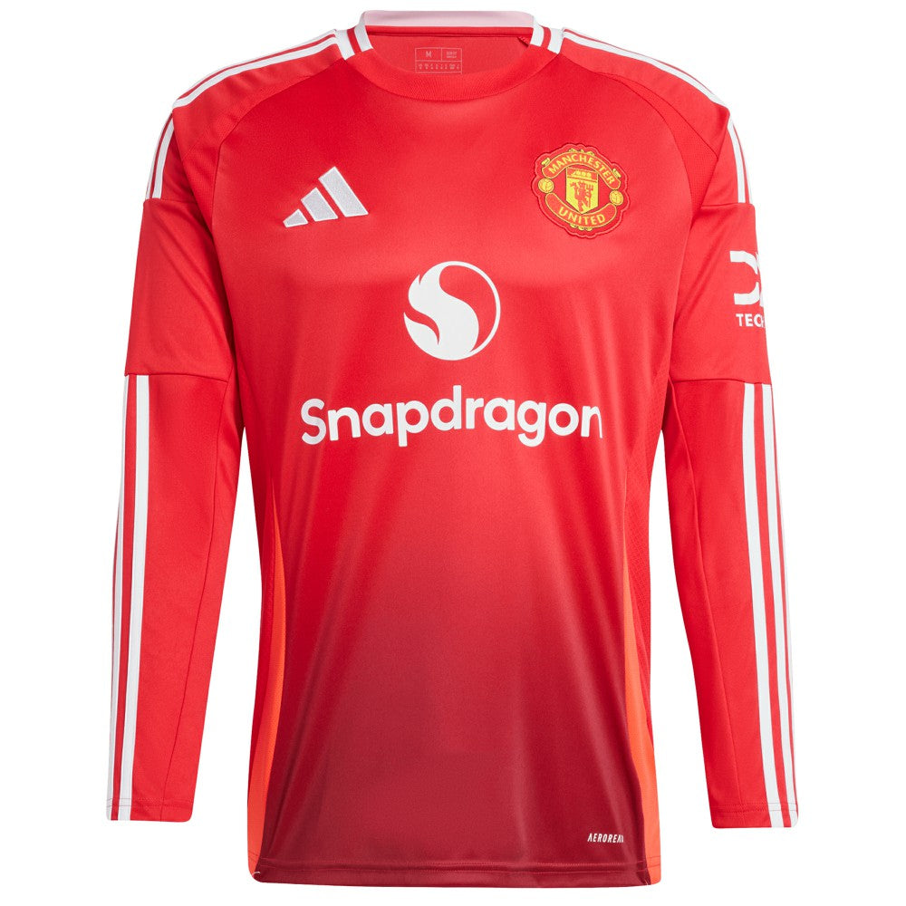 Manchester United 2024/25 Home Long Sleeve Replica Jersey Red sale