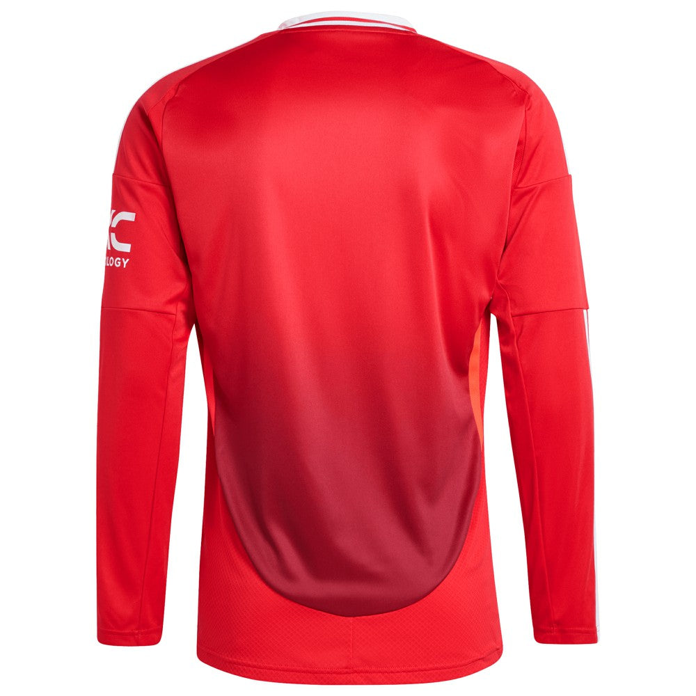 Manchester United 2024/25 Home Long Sleeve Replica Jersey Red sale