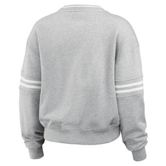 Philadelphia 76ers WEAR by Erin Andrews Women's French Terry Pullover Sweatshirt Heather Gray