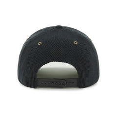 Miami Marlins '47 Laurus Corduroy Hitch Snapback Hat - Black Hats