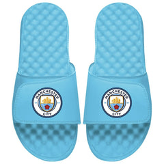 Manchester City ISlide Unisex Primary Logo Slide Sandals Sky Blue