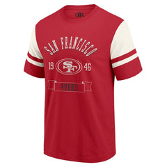 San Francisco 49ers Darius Rucker Collection Football T-Shirt Scarlet