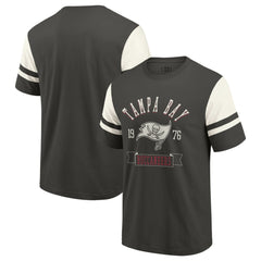 Tampa Bay Buccaneers Darius Rucker Collection Football T-Shirt Pewter